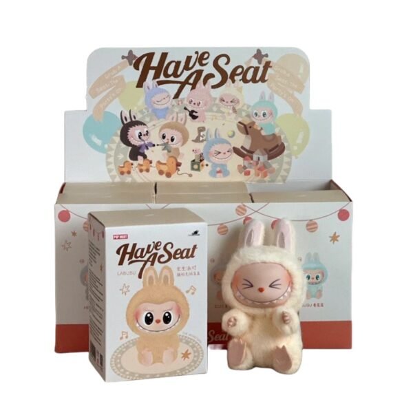 Peluche Labubu Llavero 13cm En Caja Labubu Pop Mart / The Monsters - Have a Seat