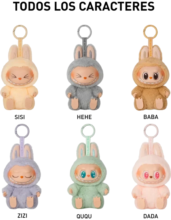 Peluche Labubu Llavero 13cm En Caja Labubu Pop Mart / The Monsters - Have a Seat - Imagen 2